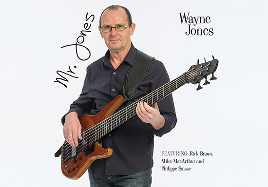 Wayne Jones on Bass - Mr. Jones CD cover Mr. Jones, smooth jazz CD by Wayne Jones