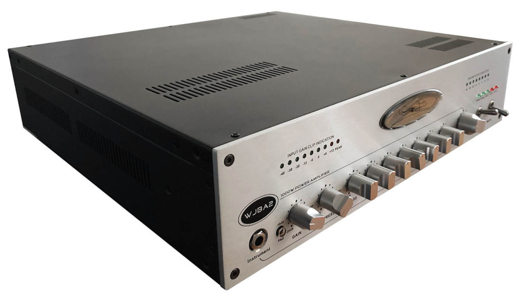 WJBA21000wattbassguitaramplifierleftcnrfront Wayne Jones