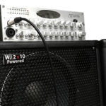 WJ 2x10 100 watt powered cabinet for bass players with a WJBPII twin channel pre-amp with option of phantom power on 2nd channel
