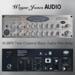 Wayne Jones AUDIO WJBPII Twin Channel Bass Guitar Pre-Amp. 2 Independent channels that also can be used together. Stero/Mono Inputs. Phantom power option. 6 band EQ plus 30hZ boost