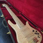 My Custom Fodera Monarch 6 bass guitar - Ash body, Ash tone block. Quilted Maple top, Maple neck & Birdseye maple board, Pope 3 band EQ