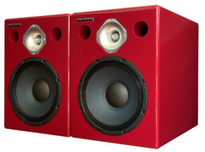 Jones-Scanlon studio monitors, bi-amped with DSP