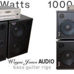 WJ 700 Watt Passive 2x10 Bass Cabinets  - 8 Ohms, Compact, Hi End, Crystal Clear, Full Range 2×10 Bass Cabinet (40 Hz – 20 KHz), WJBA2 WJBA2 1000 Watt Stereo Power Amplifier